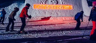 Nachtskifahren in St. Moritz: "First Line" für Langschläfer