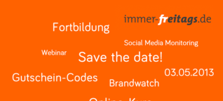 Save the date! Social Media Monitoring Webinar am 03.05.