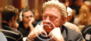 Boris Becker am Pokertisch