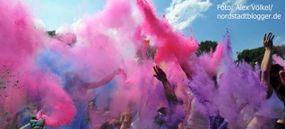 Zehntausend begeisterte Besucher beim „Holi-Festival of Colours"