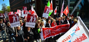 Gewerkschaften fordern mehr soziale Gerechtigkeit | Mittendrin | Das Nachrichtenmagazin für Hamburg-Mitte