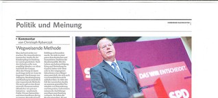 Axel-Springer-Lokalzeitungen | produzierte Politik-und-Meinungsseite, VÖ: 16.8.13