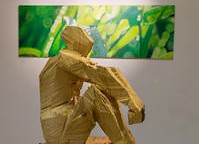 Paarkunst 2013: Different Levels - Wolfgang und Andrea Auer präsentieren Skulpturen und Bilder in der Friedberger Archivgalerie