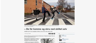 Schlusslicht: Silly Walk in der norwegischen Provinz