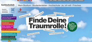 Online-Projekt: Karlshochschule International University - Deutsch