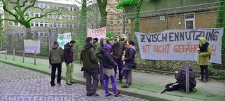 Kundgebung gegen Leerstand im Münzviertel