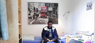 Jugendliche Flüchtlinge Amadou kennt den HSV