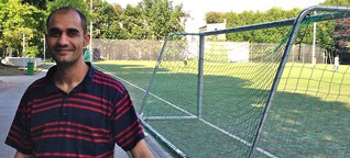 Training für Flüchtlinge: Flucht aufs Fußballfeld