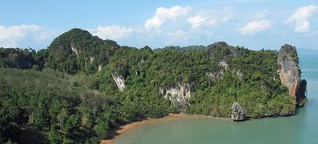 Thailand: Klettern über der Andamanensee