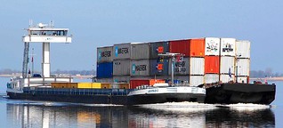 Reise per Containerschiff: Auf der Blechkisten-Route über die Weser