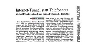 Internet-Tunnel statt Telefonnetz
