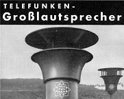 Elektroakustisches Engagement für die Nationalsozialisten