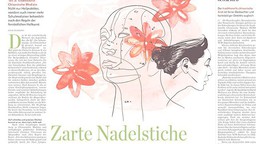 Hamburger Abendblatt, Thema: Akupunktur "Zarte Nadelstiche"