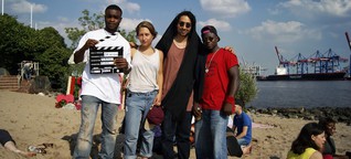 Spielfilm mit Flüchtlingen: "Life was good in lybia"