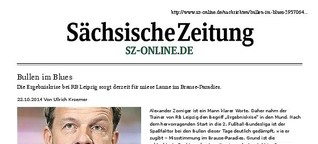 RB Leipzig: Bullen im Blues