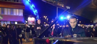 Hooligan-Schlacht : Der Piano-Mann, der Köln beruhigte
