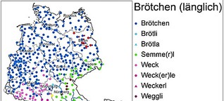 Atlas zur deutschen Alltagssprache: Brötchen oder Schrippe? Servus oder Moin? 