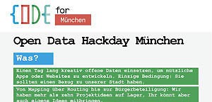 torial Blog | Open Data Hackday in München: Journalisten gesucht!