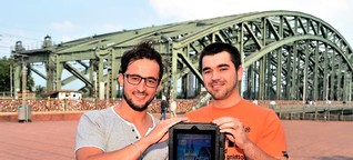 ,,LoveBridge App'': Thomas Dorosz und Georg Faut erfinden Liebesschlösser fürs Web
