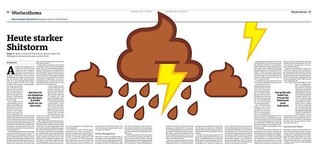 Der Freitag: Heute starker Shitstorm