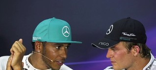 Formel 1: Nico Rosberg gegen Lewis Hamilton, ein Konflikt mit Geschichte