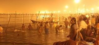 Hinduistisches Pilgerfest - Ein Schluck, und alles wird gut