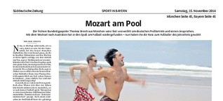 Mozart am Pool