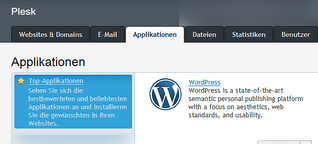 6 verschiedene Möglichkeiten WordPress zu installieren - Teil 5: WordPress-Installation über Plesk