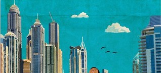 Vintage-Plakatserie "Dubai Highlife": Armut nervt