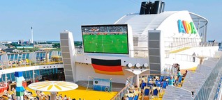 Kreuzfahrtschiffe und Ferienhotels mit Live-Übertragungen: Hier können Sie auch im Urlaub Fußball gucken - Kreuzfahrten