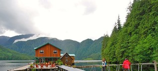 Grizzly-Lodge in Kanada: Zimmer mit Bärblick - SPIEGEL ONLINE