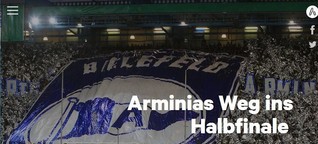 Multimedia-Spezial: Arminias Weg ins Halbfinale des DFB-Pokals