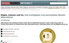  Ripple, Litecoin und Co.: Die wichtigsten Bitcoin-Alternativen