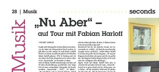 Nu Aber - Auf Tour mit Fabian Harloff