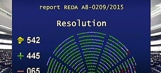 EU-Parlament verabschiedet Reda-Bericht: Panoramafreiheit bleibt, Leistungsschutz draußen