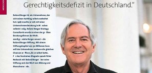 Roland Berger im Fundraiser Magazin