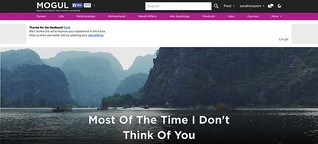 onmogul.com

Most Of The Time I Don't Think Of You