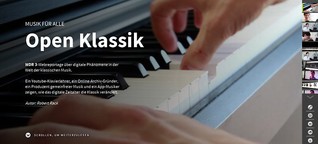"Open Klassik - Musik für alle" [WDR3.de / WDR.de]