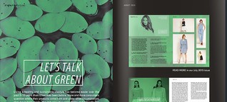 SUPERIOR MAGAZINE 
Column "Let's talk about Green"
August 2015 (2)