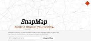 torial Blog | Schritt für Schritt zur Webreportage: SnapMap