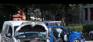 2015-07-31 Schweren Verkehrsunfall auf der Ahrensburger Straße
