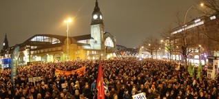 Tegida-Demo - "Wir brauchen Vielfalt und keine Einfalt" - Hamburg - Aktuelle News aus den Stadtteilen - Hamburger Abendblatt