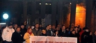 Rechter Aufmarsch in Oranienburg: Späte Anzeige: Polizisten übersehen Hitlergruß