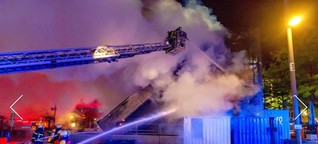 Feuer zerstört Bühne am Spielbudenplatz - St.Pauli-News