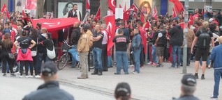 Eskalation befürchtet: Polizei beendet Türken-Demo vorzeitig
