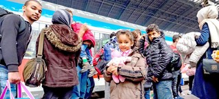 Bestürzendes Bild: Flüchtlinge stranden im Hauptbahnhof