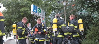 Feuerwehreinsatz: U-Bahnen im Tunnel evakuiert