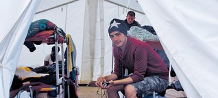 Probleme bei Flüchtlings-Unterbringung: Frust im Zelt