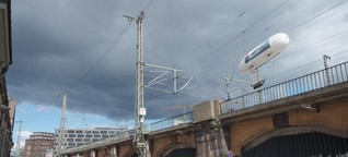 Luftschiff-Unfall: Züge fahren wieder ab Hauptbahnhof