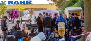 Flüchtlinge ziehen nach Protest in Bergedorfer Baumarkt ein